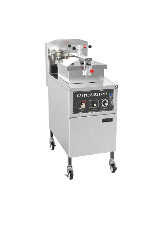 Gas Pressure Fryer With Mechanical Panel