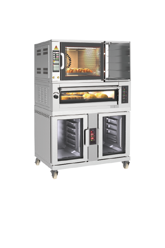 5 Trays Convection Oven+Single Deck Oven+10 Trays Prover
