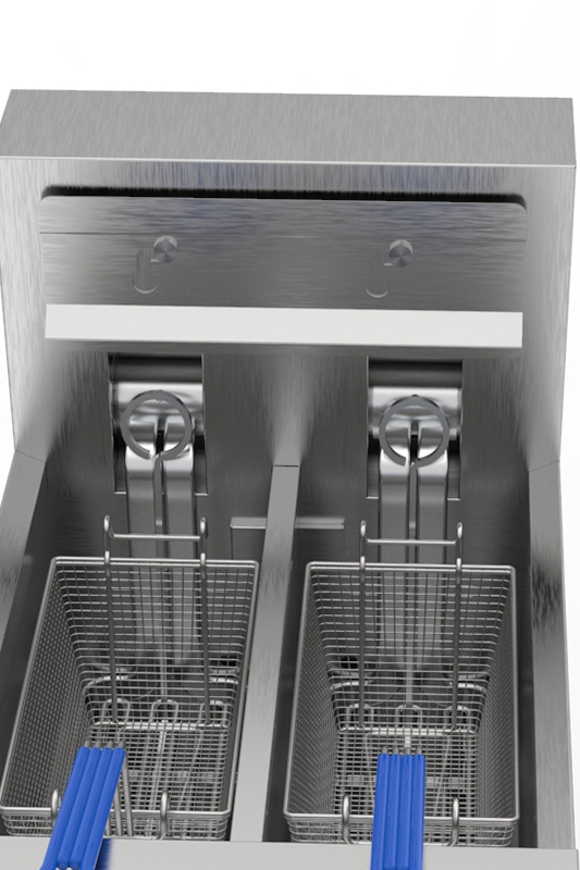 Double Cylinder Double Screen Flat Tube Heating Fryer