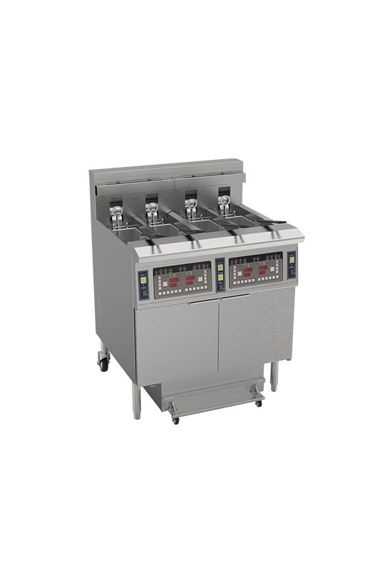 Four Cylinder Four Screen Flat Tube Heating Fryer